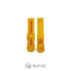 MOOSINA X RAFAC 中筒襪_芥末黃, , hi-res